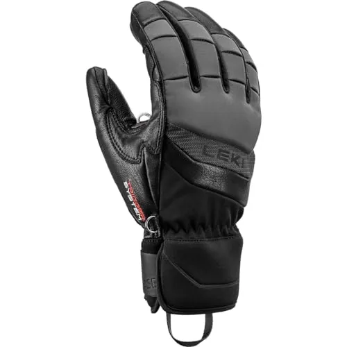 Leki Griffin Base 3D Handschuhe, Black-Graphite, EU 7.5 von LEKI