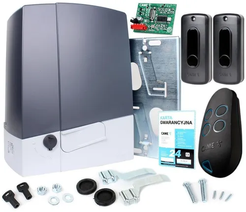 CAME BXV 6 SAFE ATOMO-Bausatz für 600 kg schwere Schiebetore - Werkstatteinrichtung mit TOP-Fernbedienungen für müheloses Öffnen und Schließen von Schiebetoren bis 600 kg. Ideal für Sicherheit und Komfort.