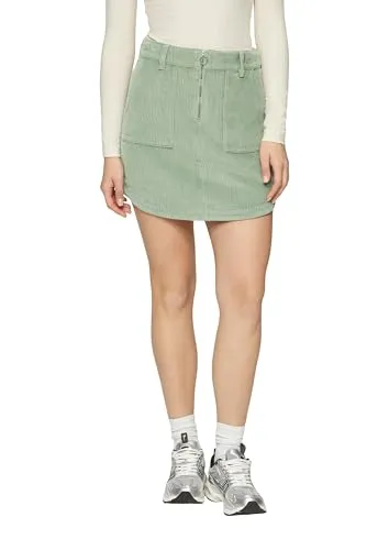 QS Kurzer Cordrock mit Reißverschluss