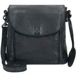 HARBOUR 2nd Umhängetasche Anchor Love, Leder grau - Handtaschen aus hochwertigem Leder, stilvoll und praktisch mit Magnetverschluss und extra Innenfächern für optimale Organisation.