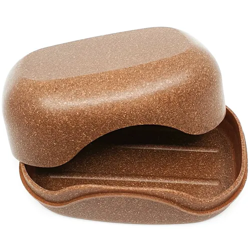 Seifendose Seifenschale Seifenbox aus Flüssigholz, 100% biologisch abbaubar 
