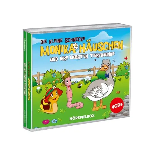 Die kleine Schnecke Monika Häuschen und ihre liebsten Tierfreunde – 4CD-Hörspielbox