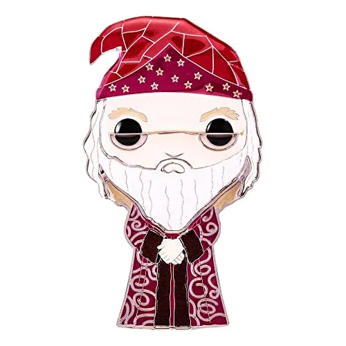 Funko Pop! Riesen-Pin mit Ständer, 10 cm, Harry Potter Dumbledore, Enamel, Enamel