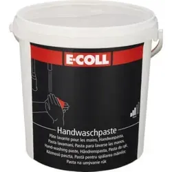 Handwaschpaste 10L E-COLL - Effektive Reinigung für starke Verschmutzungen - Seife für professionelle Anwendungen, kombiniert feines Weichholzmehl mit hautpflegenden Tensiden. Dermatologisch getestet und sandfrei, ideal gegen hartnäckige Verschmutzungen.