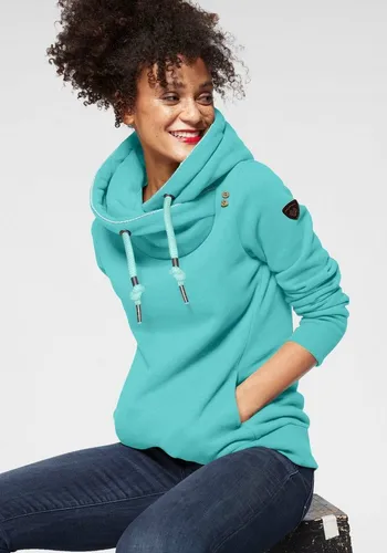 Ragwear Kapuzensweatshirt GRIPY BUTTON O Baumwollmischung, Kapuze