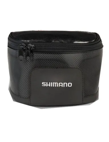 Shimano Fishing Double Zip Gürteltasche Schwarz 12 x 16 x 8 cm Schwarz 12 x 16 x 8 cm