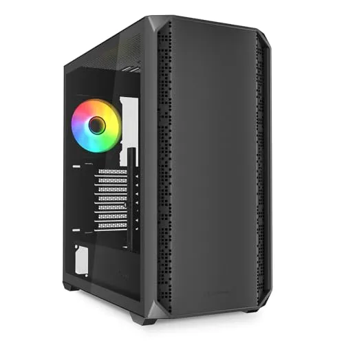 Sharkoon PC Gehäuse AK2 RGB Black ATX