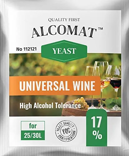 Weinhefe Universal 1er Pack von Alcomat