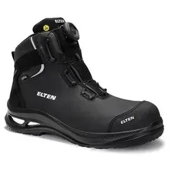 ELTEN Sicherheitsstiefel TERENCE XXG PRO BOA® GTX black Mid ESD S3 HI CI - Größe 39 - Arbeits- & Schutzkleidung mit metallfreiem Durchtrittschutz und wasserdichter Gore-Tex®-Membran für optimalen Komfort und Sicherheit.