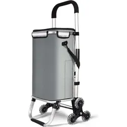 VOUNOT® Aluminium Einkaufstrolley Treppensteiger