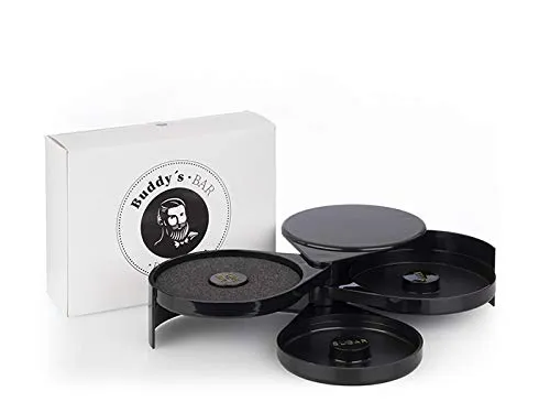 Buddy´s Bar Glasumrander für Cocktails - Cocktail-Set mit 2 Fächern für Zuckerrand und Salzrand, inkl. Schwamm für Limettensaft – ideal für perfekte Margaritas und kreative Cocktails.