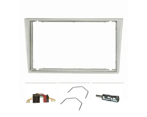 tomzz Audio Doppel DIN Radioblende Set passt für Opel Corsa C Combo Omega B Vectra Autoradio