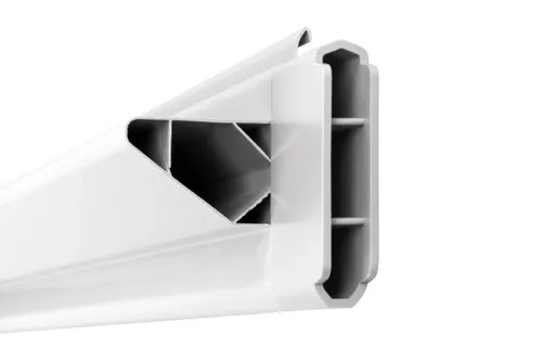 Schellenberg PVC-Winkelendleiste Maxi weiß 2,10 m  Winkelleiste