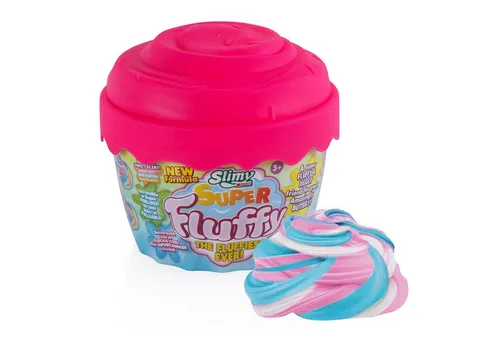 Slimy® Knete Super Fluffy 300g Spielmasse im Cupcake Becher (1-tlg), Der flaumigste Original Slimy Slime, lustig duftende Schleim-Knete!
