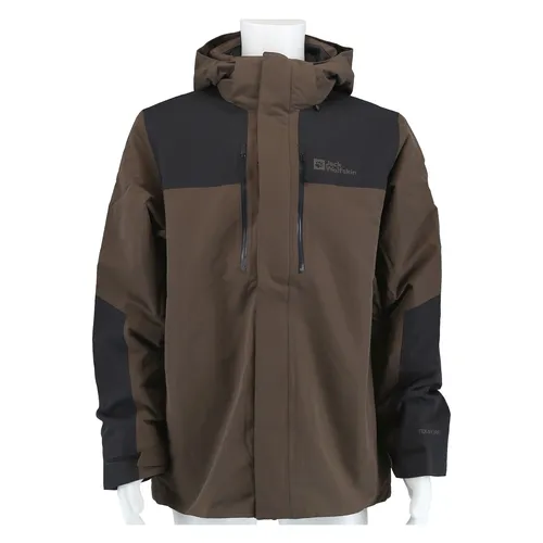 Jack Wolfskin Winterjacke Jasper 3in1 2024 - Kaffeebraun, Herren XL - Funktionsjacke für Herren, 3in1-System mit wasser- und winddichtem TEXAPORE CORE, atmungsaktiv und mit warmem PRIMALOFT Futter für besten Komfort bei jedem Wetter.