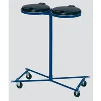 PROREGAL Robuster Doppel Abfallsammler 2 x 120 Liter - Hochwertiger, wetterfester Abfallsammler für den Außenbereich. Mit einem großzügigen Fassungsvermögen und robuster Bauweise ideal für stark frequentierte Plätze. Kompakt und stilvoll, perfekt für effiziente Abfallbewältigung.