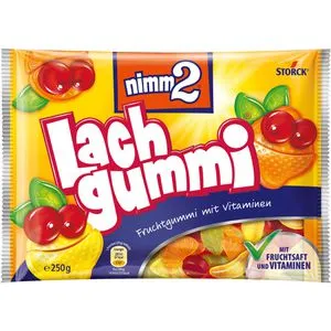 Nimm2 Fruchtgummis Lachgummi, mit Fruchtsaft und Vitaminen, 250g