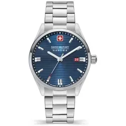 Swiss Military Hanowa Roadrunner Herrenuhr - Armbanduhr für Herren mit robustem Edelstahlgehäuse und flachem Saphirglas, Swiss Made, wasserdicht bis 10 Bar - ideal für aktive Männer.