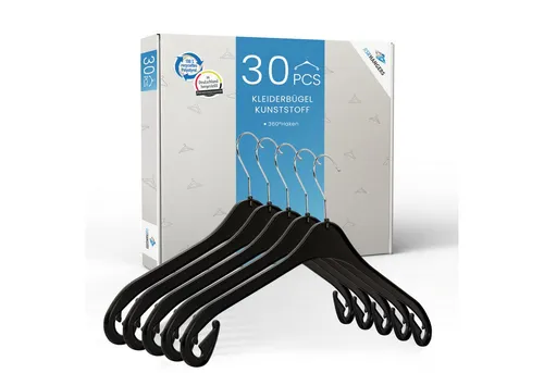 RSR Hangers Kleiderbügel NA 47 Kunststoff 30 Stück 360° drehbarer Haken