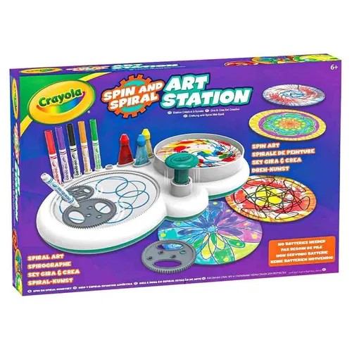 Crayola Spin Und Spirale Kunst Station Stelle Her Wundervoll Kunst! Activity Set