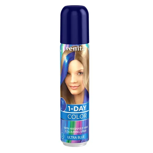Venita 1-Day Color koloryzujący spray do włosów Szafirowy Błękit 5 5902101517331