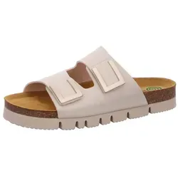 Dr. Brinkmann Pantolette Weiß - Komfort und Stil vereint - Pantoletten mit weichem Fußbett und 2 verstellbaren Schnallen für optimale Passform. Ideal für modebewusste Damen, die Komfort und modernes Design schätzen.