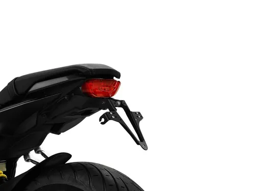 ZIEGER Kennzeichenhalter für Honda CB 650 R 2019-2020 - Hochwertige Kennzeichenhalterung aus pulverbeschichtetem Metall, ideal für Straßenmotorräder. Montagezubehör inklusive, für eine einfache und sichere Befestigung.