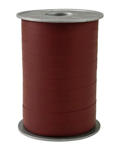 Ringelband / Kräuselband / Geschenkband Matt Weinrot 10-018