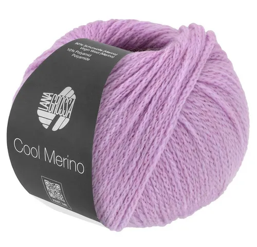 LANA GROSSA COOL MERINO Häkelwolle, 150 m (50), leichtes Kettengarn aus klassischer Merinowolle