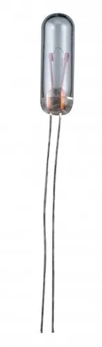 Miniaturlampe Sockel T1 1/4 mit drahtenden - Abmessungen 4,2x11,7mm - Minilampe