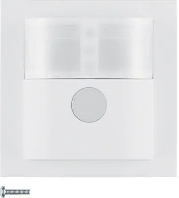 Berker 85341188 Bewegungsmelder S. 1/B. 3/B. 7, matt polarweiß - Bewegungsmelder mit niedrigen Energieverbrauch und innovativer Memory-Funktion zur Anwesenheitssimulation, ideal für effiziente Raumsteuerung.