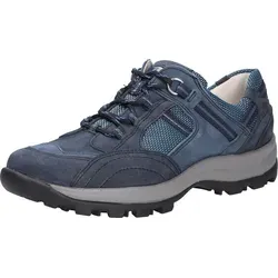 Waldläufer Wanderschuhe - Damen Leder/Textil in Blau - Größe 37 - Wanderschuhe für Damen, ideal für Outdoor-Abenteuer. Robustes Leder/Textil-Material, luftgepolsterte Sohle und herausnehmbares Fußbett bieten höchsten Komfort und Sicherheit auf jedem Terrain.