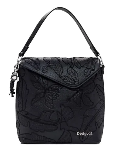 Desigual Jolie Jersey Backpack M Rucksack in schwarz von Desigual
