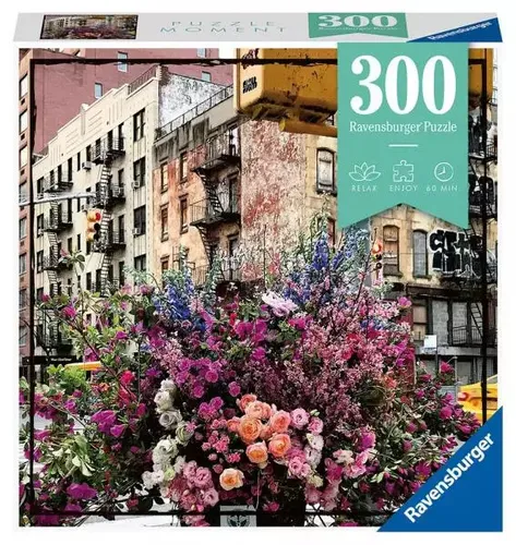 Puzzle 300 elementów. Moment. Kwiaty Ravensburger 4005556129645