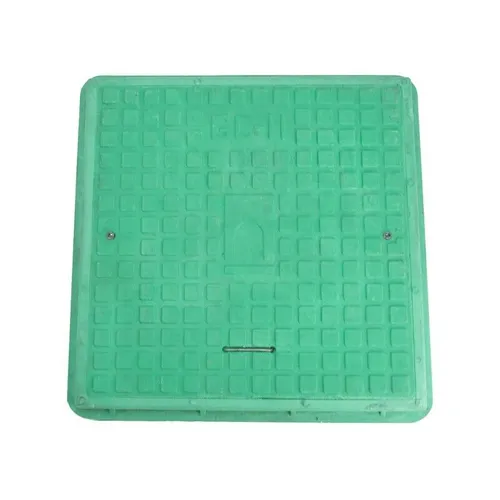 4iQ Schachtabdeckung Senkgrubenabdeckung 68x68 cm Kanaldeckel Grün