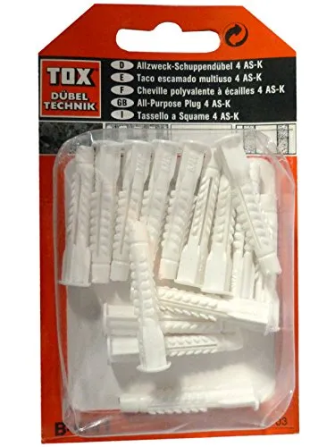 Stk 6mm Tox Allzweck Schuppen Dübel B-6/41 01670003 -gb 15