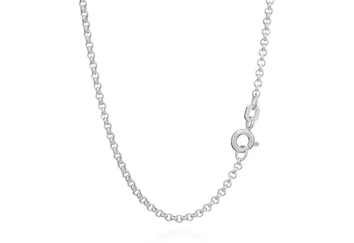 NKlaus 60cm Erbskette 925 Silber - Ketten für Damen: Elegante 60cm lange Erbskette aus 925 Sterling Silber, leicht und stilvoll mit klassischer Breite von 2,0mm – perfekt für jeden Anlass.