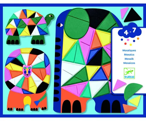 Kreatives Mosaik-Set Tiere von Djeco