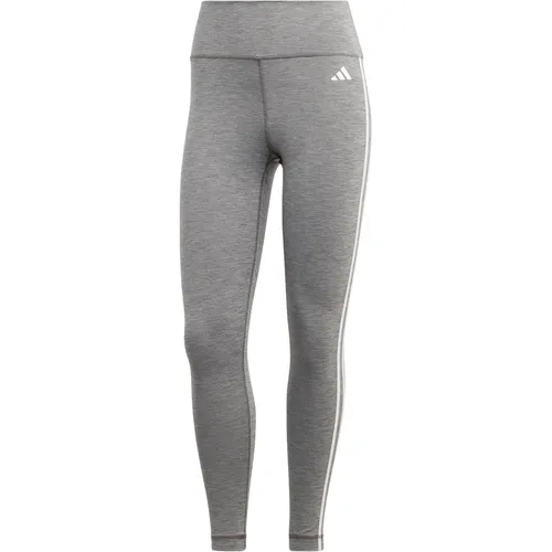 adidas TRAIN ESSENTIALS 3-STREIFEN Tights Damen in dgreyh, Größe S HW 2023