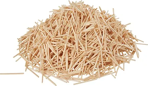 VBS XXL 2000er-Pack Holzstäbchen 4,8x0,22cm Bastelhölzer Eisstiel Eiscremstäbchen