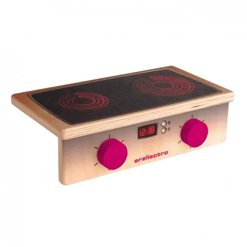 Erzi 10691 Tischgrill / Kochplatte - Holzgrill zum Aufsetzen auf Stuhlkante, perfekt für kreative Kochspiele und fördert die Fantasie von Kindern ab 3 Jahren.