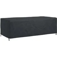 vidaXL Gartenmöbelabdeckung Schwarz 300 x 110 x 70 cm 600D von vidaXL