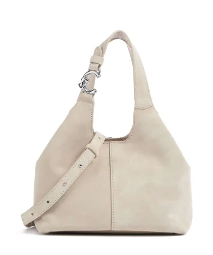 Coccinelle C-Easy Schultertasche aus Leder 21 cm beige - Elegante Coccinelle C-Easy Schultertasche aus hochwertigem Leder, ausgestattet mit praktischen Magnetverschluss und herausnehmbarer Innentasche für optimale Organisation. Ideal für stilbewusste Damen.