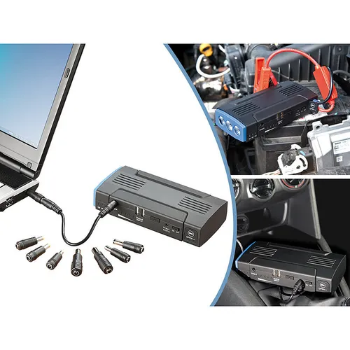 revolt Powerbank Auto: Notebook-Powerbank mit Kfz-Starthilfe