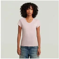 G-STAR V-Shirt Eyben in Lila-Rosa – Slim Fit - Stylisches V-Shirt aus 100% Baumwolle, atmungsaktiv und pflegeleicht. Ideal für den Alltag, sorgt für einen modernen Look und hohen Tragekomfort.