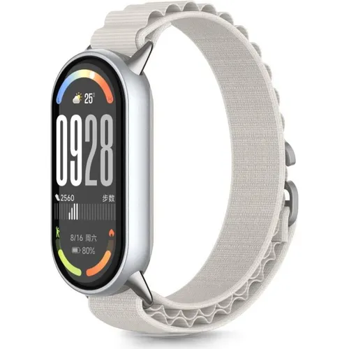 4Kom Tech-Protect Nylon Pro Strap für Xiaomi Smart Band 8 / 9 / 10 / NFC - Beige (197180)