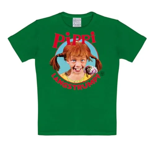 Logoshirt® Pippi Langstrumpf Portrait T-Shirt Kinder 170/176