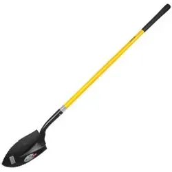 Idealspaten Spatenschaufel schwarz Wellenschl. m FGL.-Stiel in schwarz von Idealspaten