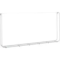 vidaXL Kaminholzregal 300x25x150 cm - Stabiler Stahl in Silber - Praktisches Kaminholzregal für eine übersichtliche und zugängliche Holzlagerung. Mit erhöhter Basis für optimale Luftzirkulation und robustem Design für lange Haltbarkeit.