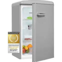 Exquisit Kühlschrank RKS120VH160F grau